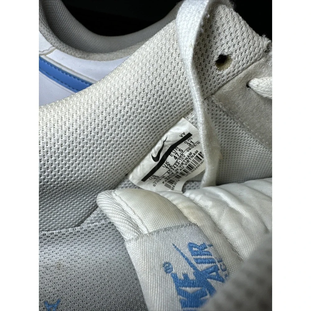 NIKE Air Force 1 '07 White | University Blue Shoes (A02423-100)‎ Men's Size 13